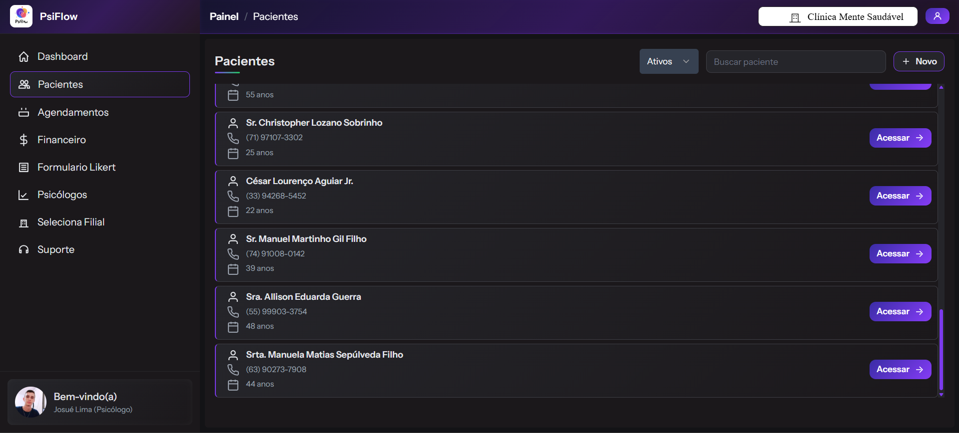 PsiFlow Dashboard 1