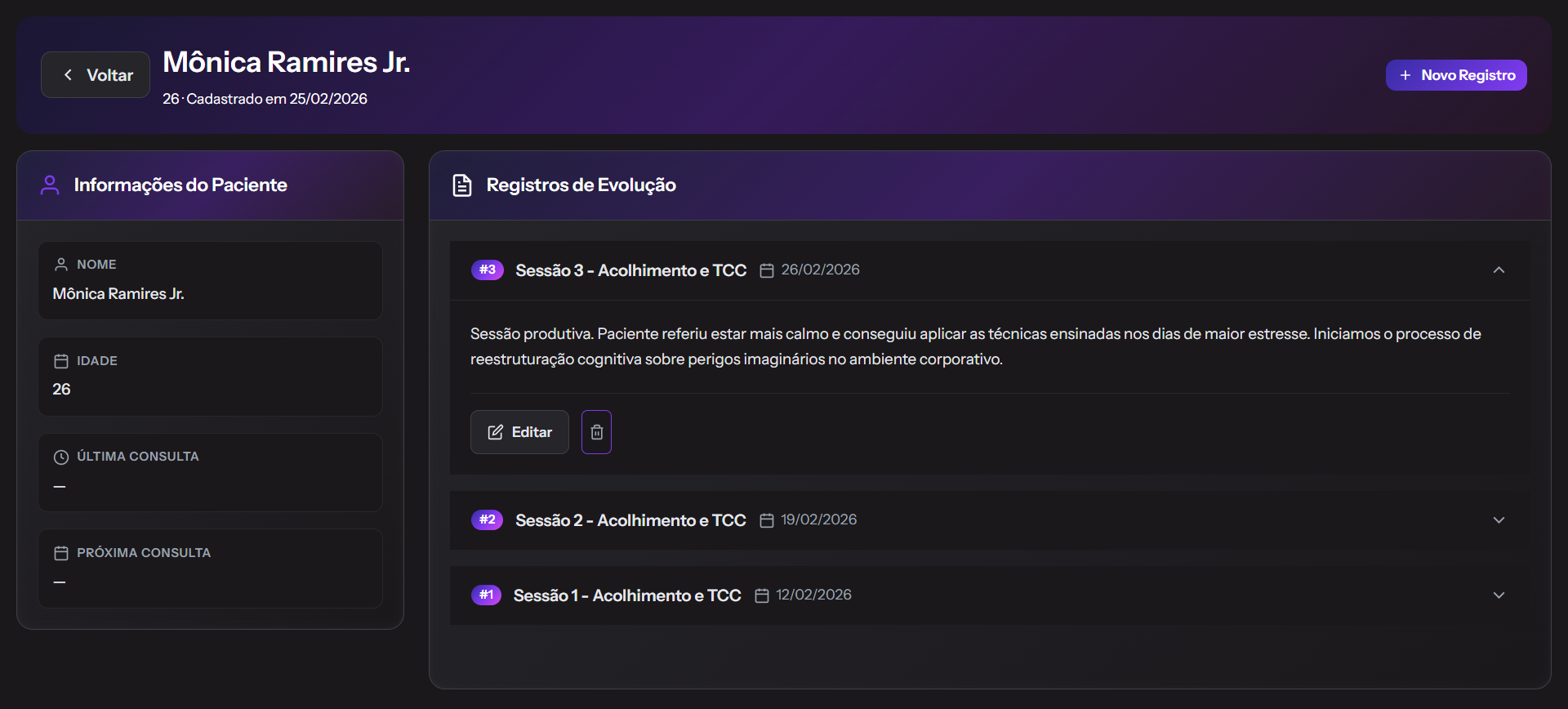 PsiFlow Paciente Detalhes